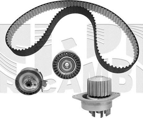 Autoteam KATW1393 - Водяной насос + комплект зубчатого ремня ГРМ autospares.lv