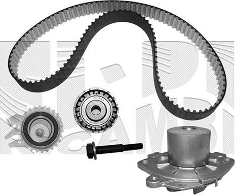 Autoteam KATW1356 - Водяной насос + комплект зубчатого ремня ГРМ autospares.lv