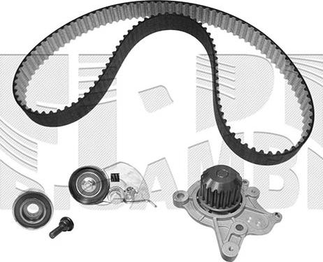 Autoteam KATW1337 - Водяной насос + комплект зубчатого ремня ГРМ autospares.lv