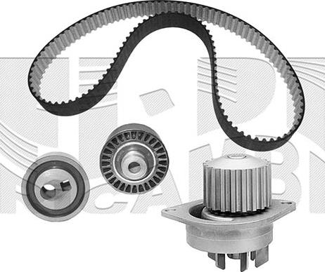 Autoteam KATW1299 - Водяной насос + комплект зубчатого ремня ГРМ autospares.lv