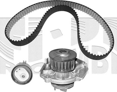 Autoteam KATW1252 - Водяной насос + комплект зубчатого ремня ГРМ autospares.lv