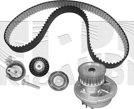 Autoteam KATW1218 - Водяной насос + комплект зубчатого ремня ГРМ autospares.lv