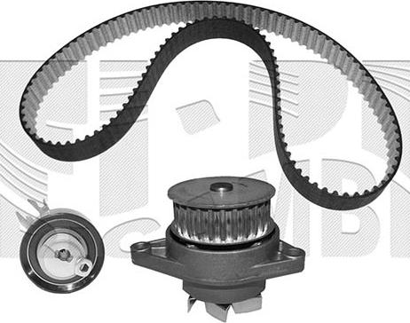 Autoteam KATW1221 - Водяной насос + комплект зубчатого ремня ГРМ autospares.lv