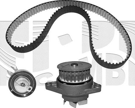 Autoteam KATW1222 - Водяной насос + комплект зубчатого ремня ГРМ autospares.lv