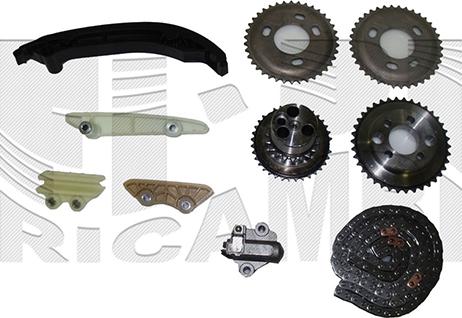 Autoteam KCA090 - Комплект цепи привода распредвала autospares.lv