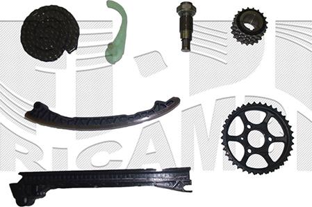 Autoteam KCA065 - Комплект цепи привода распредвала autospares.lv