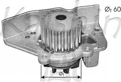 Autoteam WPA355 - Водяной насос autospares.lv