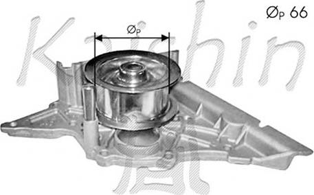 Autoteam WPA381 - Водяной насос autospares.lv