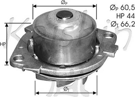 Autoteam WPA370 - Водяной насос autospares.lv