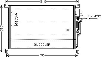 Ava Quality Cooling AI 5301 - Конденсатор кондиционера autospares.lv