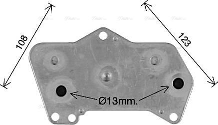 Ava Quality Cooling AI3435 - Масляный радиатор, автоматическая коробка передач autospares.lv