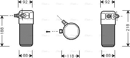 Ava Quality Cooling AI D153 - Осушитель, кондиционер autospares.lv