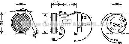 Ava Quality Cooling AI K006 - Компрессор кондиционера autospares.lv