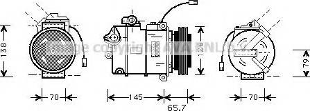 Ava Quality Cooling AI K151 - Компрессор кондиционера autospares.lv