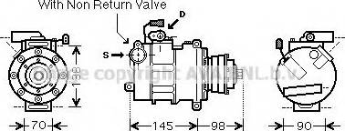 Ava Quality Cooling AIK339 - Компрессор кондиционера autospares.lv