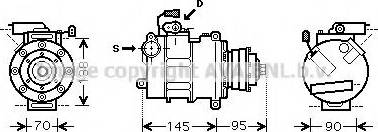 Ava Quality Cooling AI K267 - Компрессор кондиционера autospares.lv