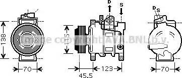 Ava Quality Cooling AI K281 - Компрессор кондиционера autospares.lv