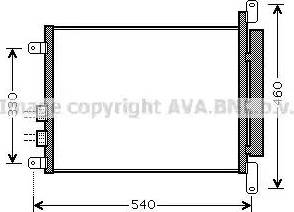 Ava Quality Cooling AL 5110 - Конденсатор кондиционера autospares.lv