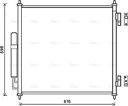 Ava Quality Cooling AUA5218D - Конденсатор кондиционера autospares.lv