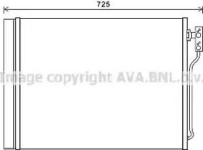 Ava Quality Cooling BW5435 - Конденсатор кондиционера autospares.lv