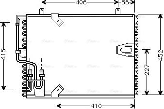 Ava Quality Cooling BW 5183 - Конденсатор кондиционера autospares.lv