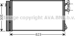 Ava Quality Cooling BW5296D - Конденсатор кондиционера autospares.lv