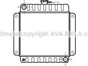 Ava Quality Cooling BW 2006 - Радиатор, охлаждение двигателя autospares.lv