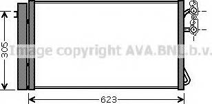 Ava Quality Cooling BWA5296 - Конденсатор кондиционера autospares.lv