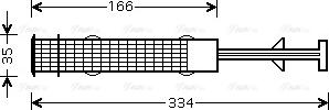 Ava Quality Cooling BW D279 - Осушитель, кондиционер autospares.lv