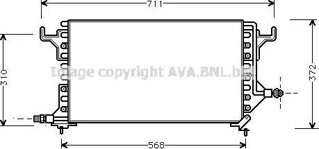 Ava Quality Cooling CN 5069 - Конденсатор кондиционера autospares.lv