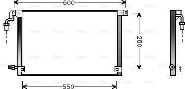 Ava Quality Cooling CN 5131 - Конденсатор кондиционера autospares.lv