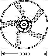 Ava Quality Cooling CN 7532 - Вентилятор, охлаждение двигателя autospares.lv