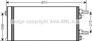 Ava Quality Cooling CNA5246 - Конденсатор кондиционера autospares.lv