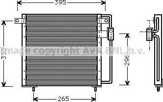 Ava Quality Cooling CR 5017 - Конденсатор кондиционера autospares.lv