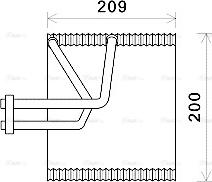 Ava Quality Cooling CTV045 - Испаритель, кондиционер autospares.lv