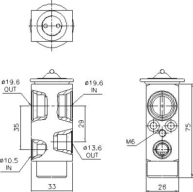 Ava Quality Cooling DF1110 - Расширительный клапан, кондиционер autospares.lv