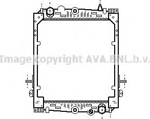 Ava Quality Cooling DFA2023 - Радиатор, охлаждение двигателя autospares.lv