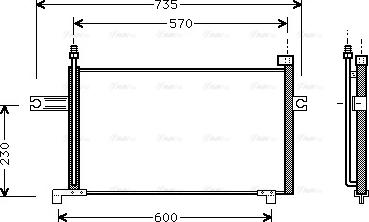 Ava Quality Cooling DN 5194 - Конденсатор кондиционера autospares.lv