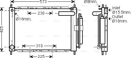 Ava Quality Cooling DNM370 - Модуль охлаждения autospares.lv