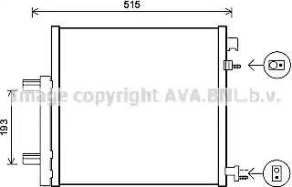Ava Quality Cooling DW5140D - Конденсатор кондиционера autospares.lv
