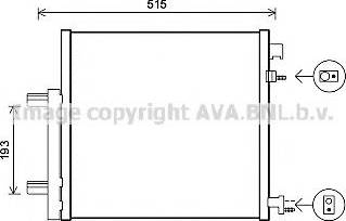 Ava Quality Cooling DW5140 - Конденсатор кондиционера autospares.lv