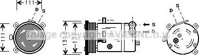 Ava Quality Cooling DW K038 - Компрессор кондиционера autospares.lv