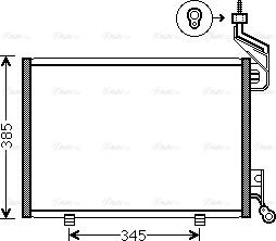 Ava Quality Cooling FD5444 - Конденсатор кондиционера autospares.lv