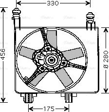 Ava Quality Cooling FD 7524 - Вентилятор, охлаждение двигателя autospares.lv