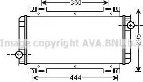 Ava Quality Cooling FDA2044 - Радиатор, охлаждение двигателя autospares.lv