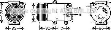 Ava Quality Cooling FD K415 - Компрессор кондиционера autospares.lv