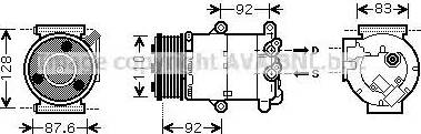 Ava Quality Cooling FD K430 - Компрессор кондиционера autospares.lv