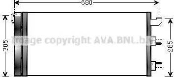 Ava Quality Cooling FT5406D - Конденсатор кондиционера autospares.lv