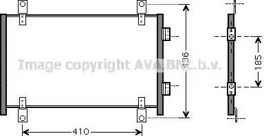 Ava Quality Cooling FT 5302 - Конденсатор кондиционера autospares.lv