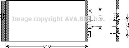 Ava Quality Cooling FT5298D - Конденсатор кондиционера autospares.lv